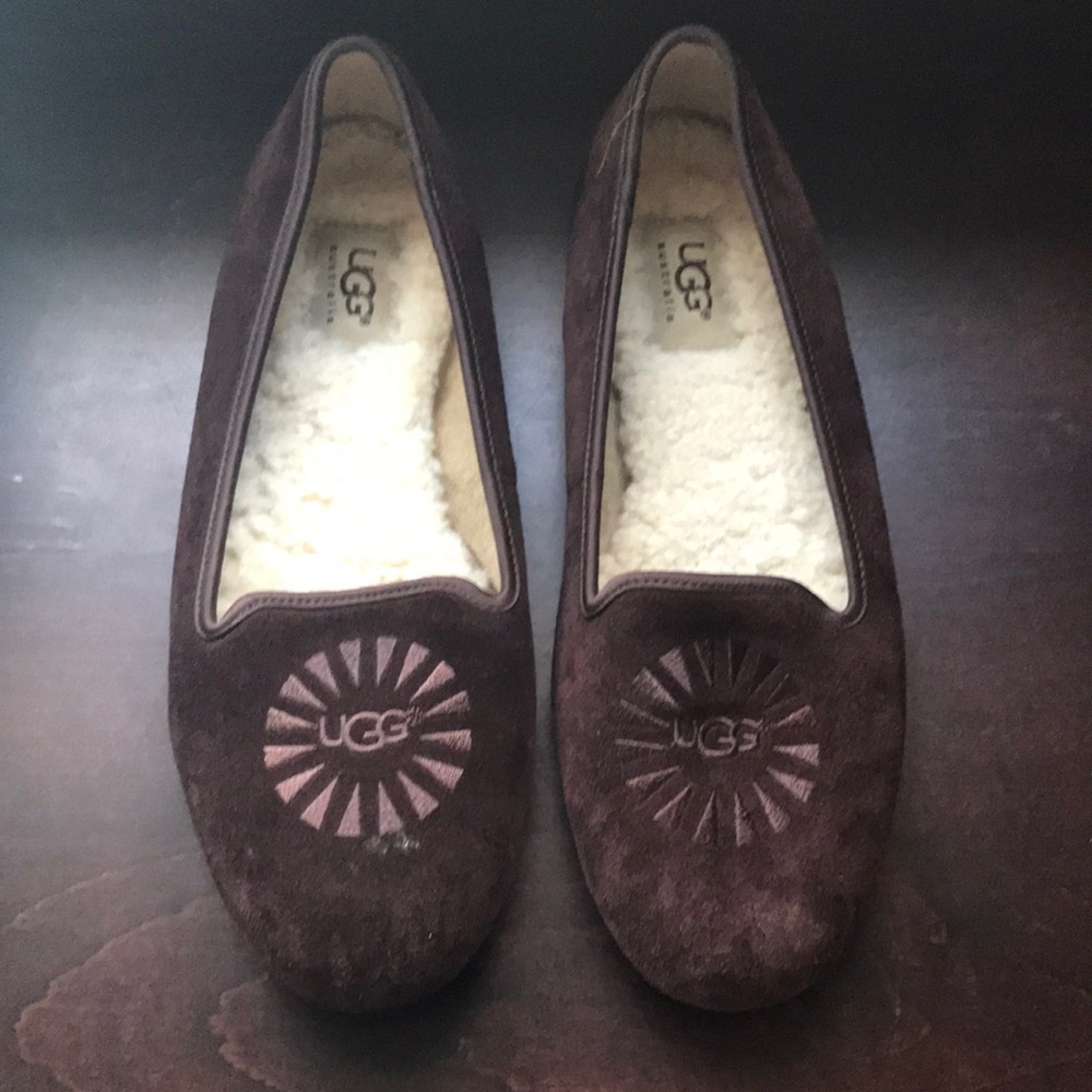 Ugg brown flats size 7